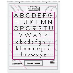 Zaner-Bloser Chart Tablet, 24 x 32 Inches, 2 Inch Ruling, 30 Sheets - 1 of 3