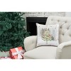 C&F Home 18" x 18" Christmas Tree "Believe" Premium Indoor/Outdoor Accent Throw Pillow - 3 of 4