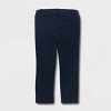 Toddler Boys' Uniform Straight Pants with Rib Waistband - Cat & Jack™ Khaki - 2 of 3