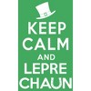 Juniors Womens Lost Gods St. Patrick's Day Keep Calm and Leprechaun T-Shirt - 2 of 4