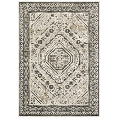 Oriental Weavers Georgia 659C0 Ivory/ Grey Indoor Area Rug - 5'3" x 7'3"