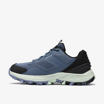 Обувь Clarks Womens Laila Trail2 Waterproof Blue Combination Shoes 7 Medium — фото 2