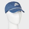 Men's Be Good Baseball Hat - Goodfellow & Co™ Blue - 2 of 4