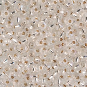 John Bead Czech Glass Seed Beads 6/0 (100g) Silver Lined Crystal Rainbow Beads for DIY Art Crafts Jewelry Bracelets Necklaces Earrings Making - 1 of 4