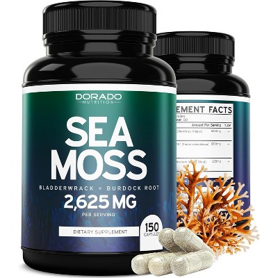 DORADO NUTRITION Irish Sea Moss Capsules 2,625mg – 150 Capsules
