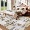 Machine Washable Rug Modern Rug Non Slip, Soft Non Shedding Indoor Carpet - 3 of 4