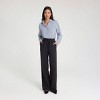 Women's Pull-On Linen Like Straight Leg Pants - A New Day™ - 3 of 4