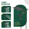 Cobbe Adjustable 10" High Pressure Dual Shower Head with 5-Spray Handheld Shower - 4 of 4