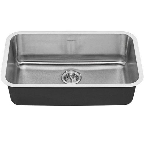 American Standard Portsmouth 29 3 4 Single Basin Stainless Steel Kitchen Sink For Undermount Installations Drain Included