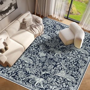 Modern Abstract Tiger Pattern Area Rugs For Living Room Bedroom Indoor Washable Low Pile Non Slip Carpet Soft Lightweight Easy Care Rug Home Decor - 1 of 4