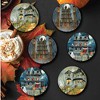 Courtside Market Haunting House 4x4 Coaster Set - 3 of 3