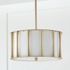 Capital Lighting Bodie 3 - Light Semi-Flush Mount in  Matte Brass - 3 of 4
