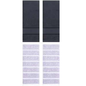 REGALWOVEN 4 Pcs Cotton Bathroom Soft Absorbent Hand Towel - 1 of 4