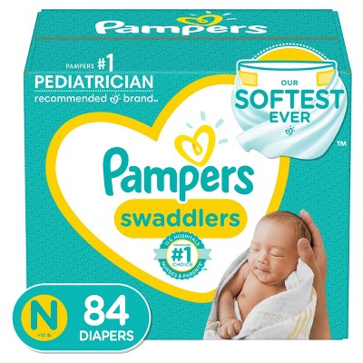Image of Pampers Swaddlers Diapers Super Pack - Size 0 - 84ct