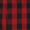 Park Designs Buffalo Check Lined Pleat Valance - image 3 of 3