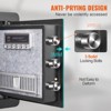 VEVOR Safe, 1.2 Cubic Feet Home Safe, Steel Security Safe with Digital Keypad and 2 Keys, Cabinet Safe, Protect Cash, Gold - 4 of 4