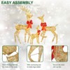 Karl Home | 3pcs LED Gold Family Elk Decoration - 3 of 4