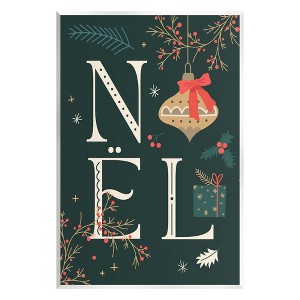 Stupell Industries Noel with Holiday Ornament, 13'' x 19'' - 1 of 4
