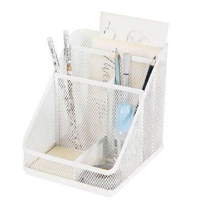 Mesh Medium Desktop Organizer White - Made By Design™