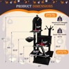Costway Gothic Cat Tree Spooky Halloween Cat Tower w/ Scratching Posts Pet House for Indoor Cats Black - 3 of 4