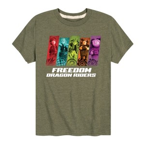 Boys' - How to Train Your Dragon - Freedom Riders Short Sleeve Graphic T-Shirt - 1 of 4