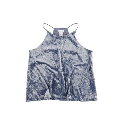 bar III Womens Cutaway Halter Blouse Top