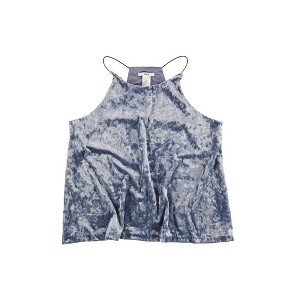 bar III Womens Cutaway Halter Blouse Top - 1 of 2