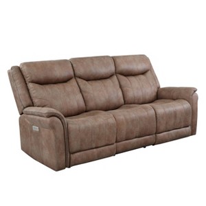 Morrison Power Recliner Sofa Camel - Steve Silver Co. - 1 of 4