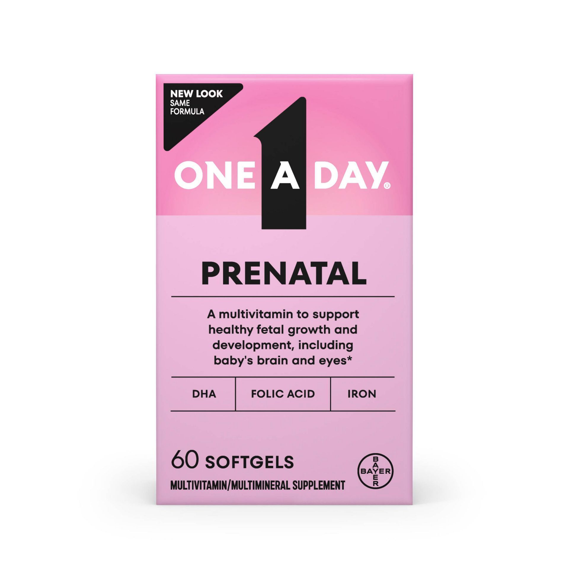 One A Day Women's Prenatal Vitamin 1 with DHA & Folic Acid Multivitamin Softgels
