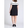 ELOQUII Women's Plus Size Cap Sleeve Mini Dress - 3 of 3