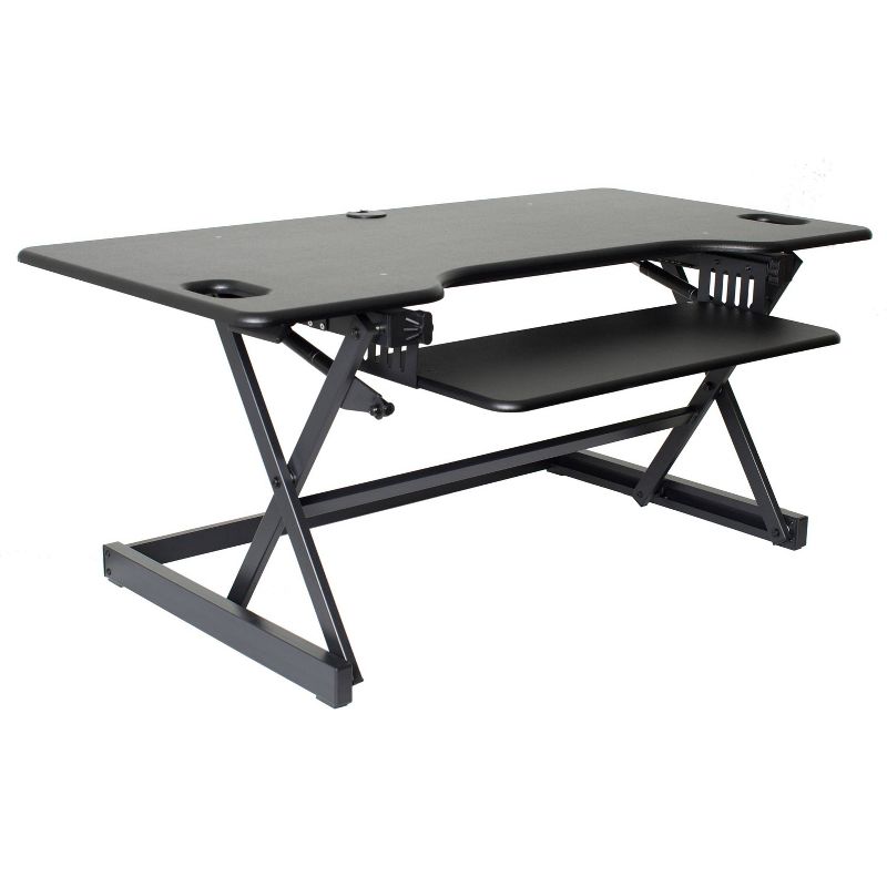 Height Adjustable Sit To Standing Desk Riser - Rocelco, 1 of 8