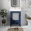 TIRAMISUBEST 20'' Bathroom Vanity with Ceramic Sink, Freestanding Bathroom Vanity Cabinet with 1 Door and 1 Storage Drawer - 2 of 4