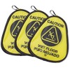 Dryser 3-Pack 16" Pop-up Caution Wet Floor Signs - Yellow 4-Sided English/Spanish Warnings - 4 of 4