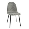NicBex Upholstered Dining Chair Set of 4 Modern Fabric Accent Chair with Metal Legs for Kitchen,Dining Room - 2 of 4