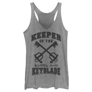 Women's Kingdom Hearts 1 Clashing Blades Racerback Tank Top - 1 of 4