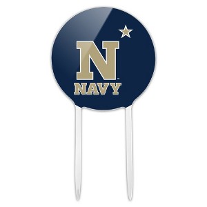 US Naval Academy Primary Logo Acrylic Cake Topper Party Decoration for Wedding Anniversary Birthday Graduation - 1 of 4