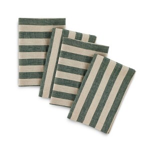 Solino Home stripe Linen Dinner Napkins | Sorrento Stripe - 1 of 4