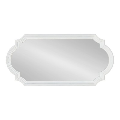 Fairbourne Rustic Gray Full-Length Rectangular Wood Wall Mirror