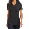 Mafoose Women's Short Sleeve Cotton Touch Stretch Performance Y-neck Polo Shirt - 2 of 4