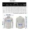 Coolmee Men's Long Sleeve Button Up Shirts Slim Fit Casual Business Formal Work Dress Shirt - 3 of 3