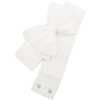 Allegra K Women Elastic Belt Wide Stretchy Cute Bowknot Wedding 2 Pcs - 2 of 4