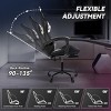 Comfortable High Back Gaming Chair with Footrest, Gaming Chair for Adults, Black Gaming Chair for Study Room or Game Room – The Pop Home - 3 of 4