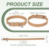 Unique Bargains Dog Collar with Bell Adjustable Buckle PU Leather Dog Collars - 2 of 4