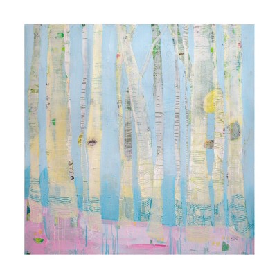 14" x 14" Kellie Day 'Winter Woods' Unframed Wall Canvas - Trademark Fine Art