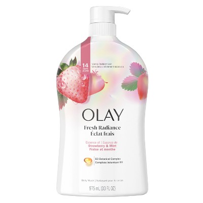 Olay Fresh Outlast Body Wash White Strawberry & Mint 33 fl oz