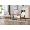 CAVINAS Upholstered Accent Chair Set of 2 with Side Table,Modern Arm Chairs for Bedroom,Reading Room - 2 of 2