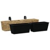 vidaXL Planters 2 pcs Water Hyacinth - 3 of 4