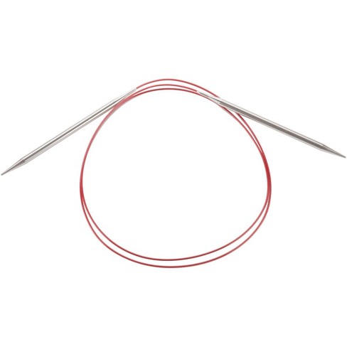 Chiaogoo Red Lace Stainless Circular Knitting Needles 47-size 10.5/6.5mm :  Target