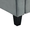 INFURNIC Sofas Comfortable Sectional 3 Set Plush Cushions Sturdy Frame Modern Design for Living Room Bedroom, Grey, 30.2"*23.1"*24.4" - 4 of 4