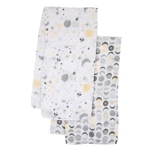 Bedtime Originals Little Star Celestial Cotton Muslin Swaddle Blankets 2-Pack - 1 of 4